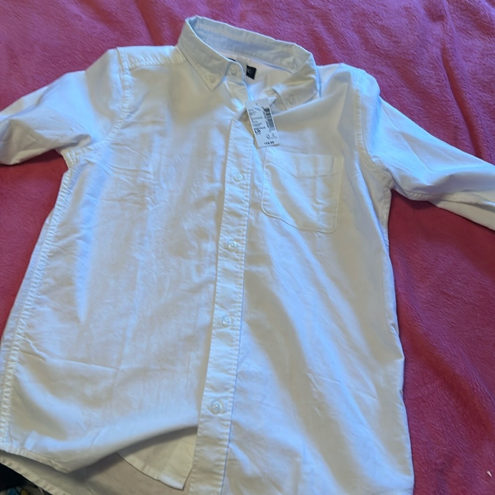 NWT white long sleeve dress shirt